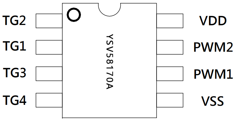 YSV58170A封装脚位图